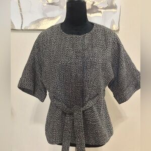 New York and Company Black/White Jacket Size Small